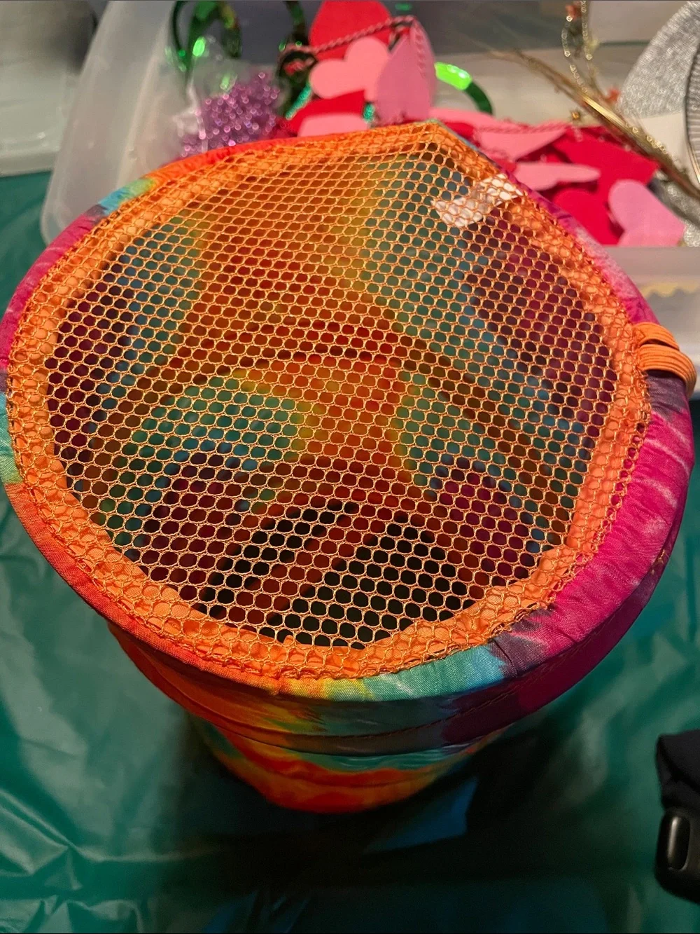 Tie-Dye shower caddy — Rainbow